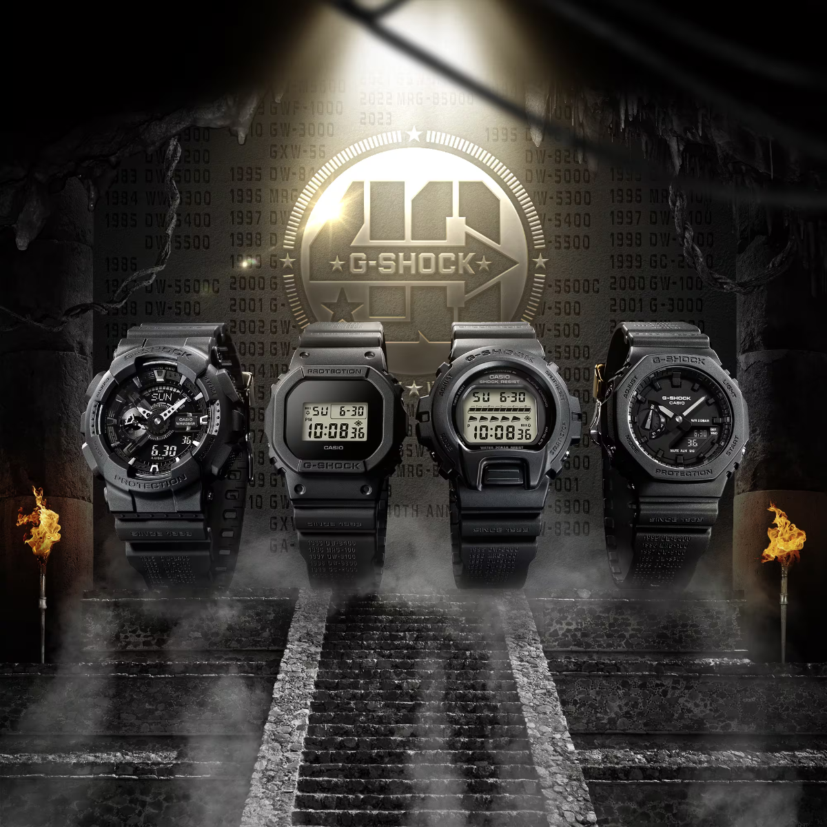 G-SHOCK 40th Anniversary REMASTER BLACK DW-6640RE-1DR