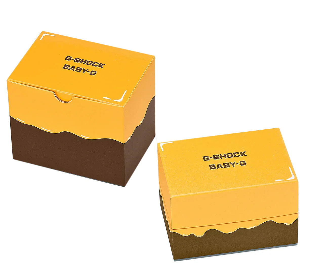 G-Shock + Baby-G Pair - Honey-Themed Summer Lover’s PAIR Watch - SLV-22B-9DR