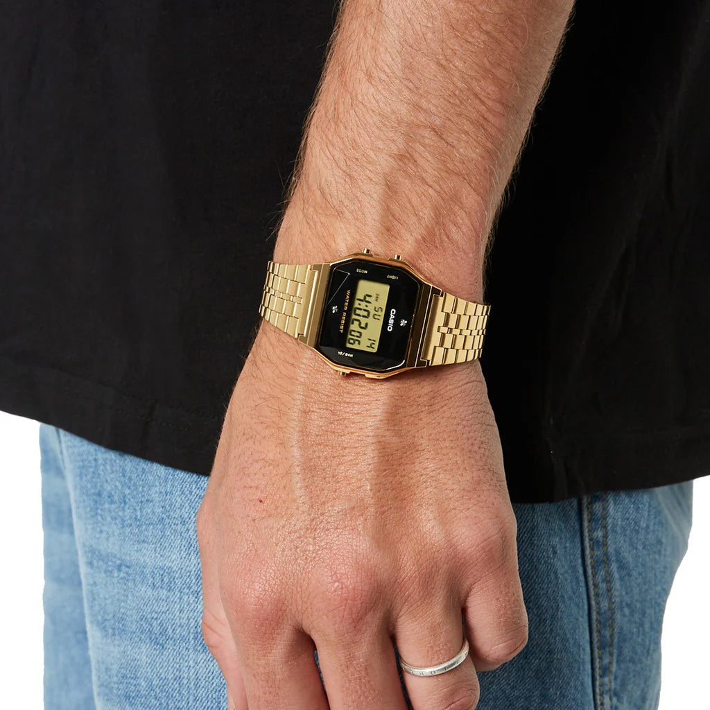 CASIO Vintage Watch Natural diamonds - A159WGED-1DF