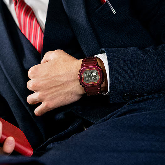 G-SHOCK FULL METAL DIGITAL MENS WATCH GMW-B5000RD-4DR