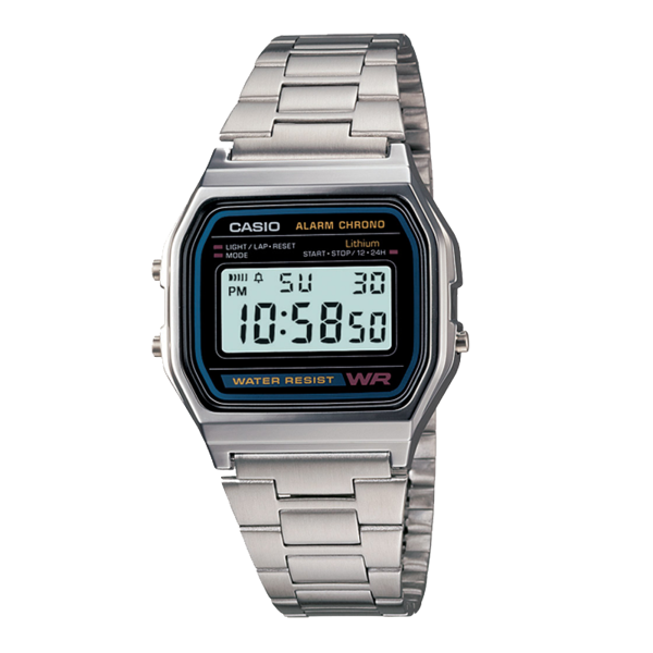 CASIO Vintage Digital Unisex Watch A158WA-1DF