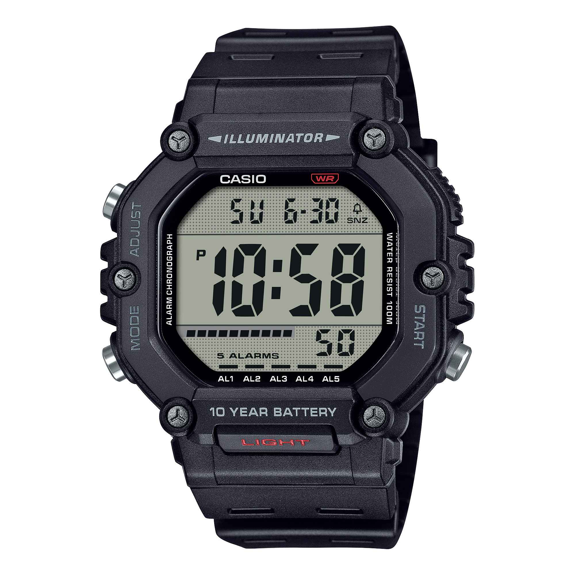 CASIO 10-Year Battery 100m water resistance Sporty Men's Watch Digital - AE-1600H-1AVDF