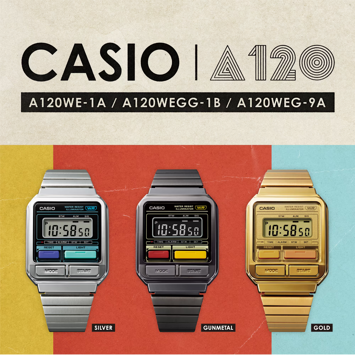 CASIO Vintage WATCH A120WEG-9ADF