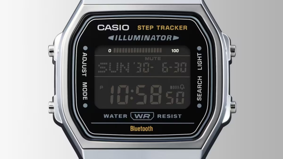 CASIO Vintage Digital smartphone link watch - ABL-100WE-1BDF