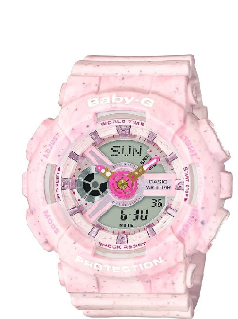 BABY-G Women's Analog-Digital Watch BA-110PI-4ADR