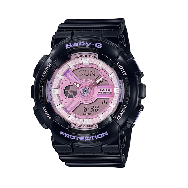 BABY-G Women's Analog-Digital Watch BA-110PL-1ADR