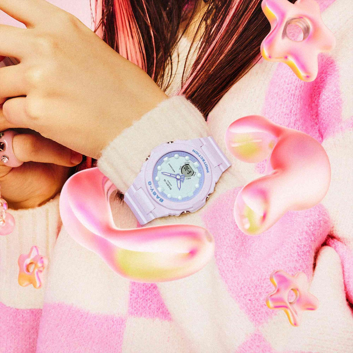 BABY-G Women's Analog-Digital Watch - BGA-320FH-4ADR