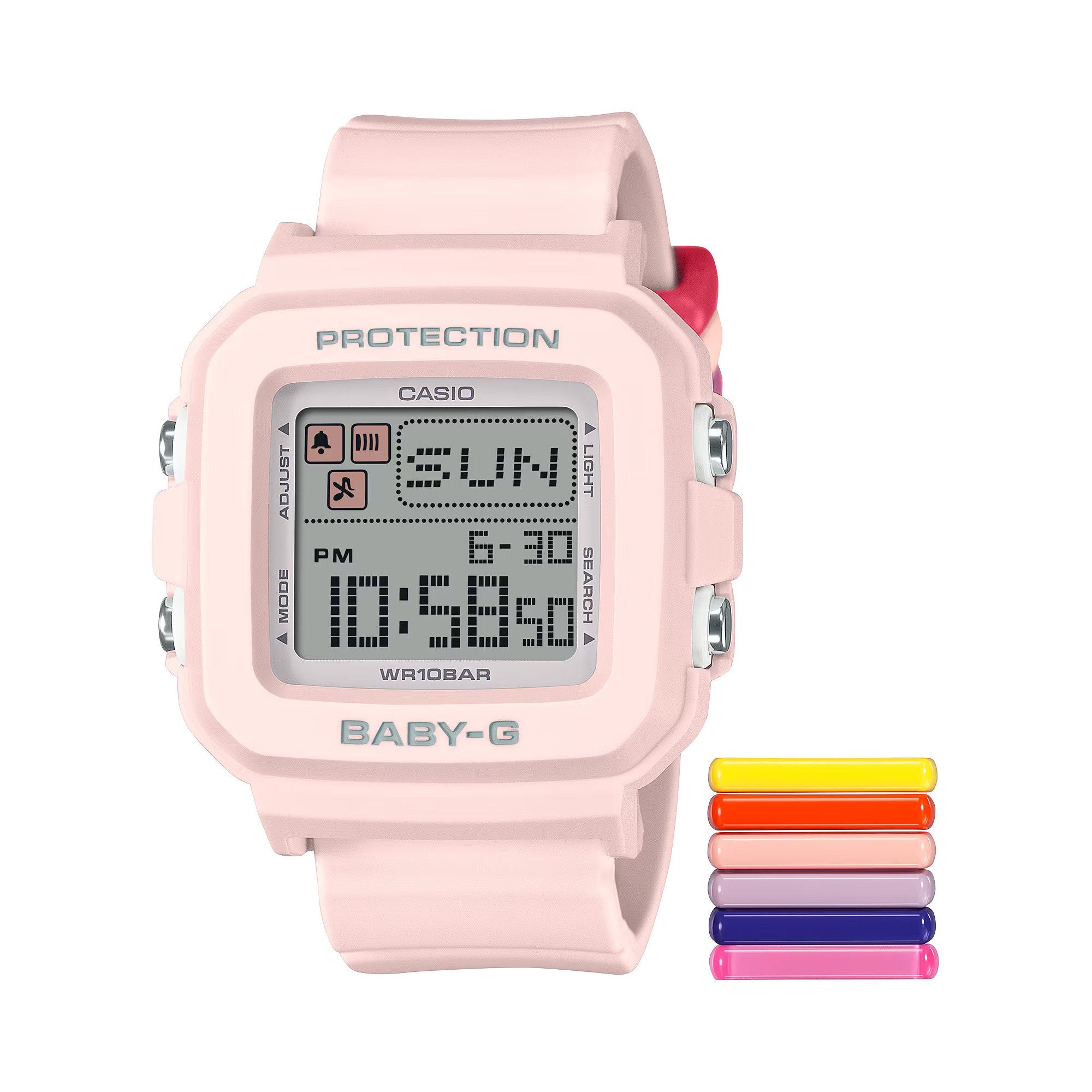 BABY-G PLUS Pixel art Square Women's Watch Digital - BGD-10L-4DR