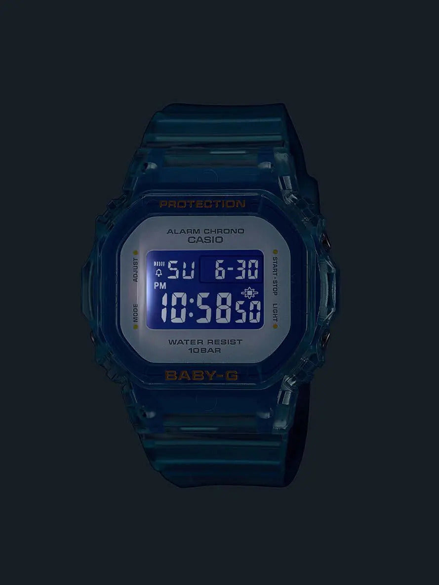 BABY-G Women's Watch Digital Transparent - BGD-565SJ-2DR