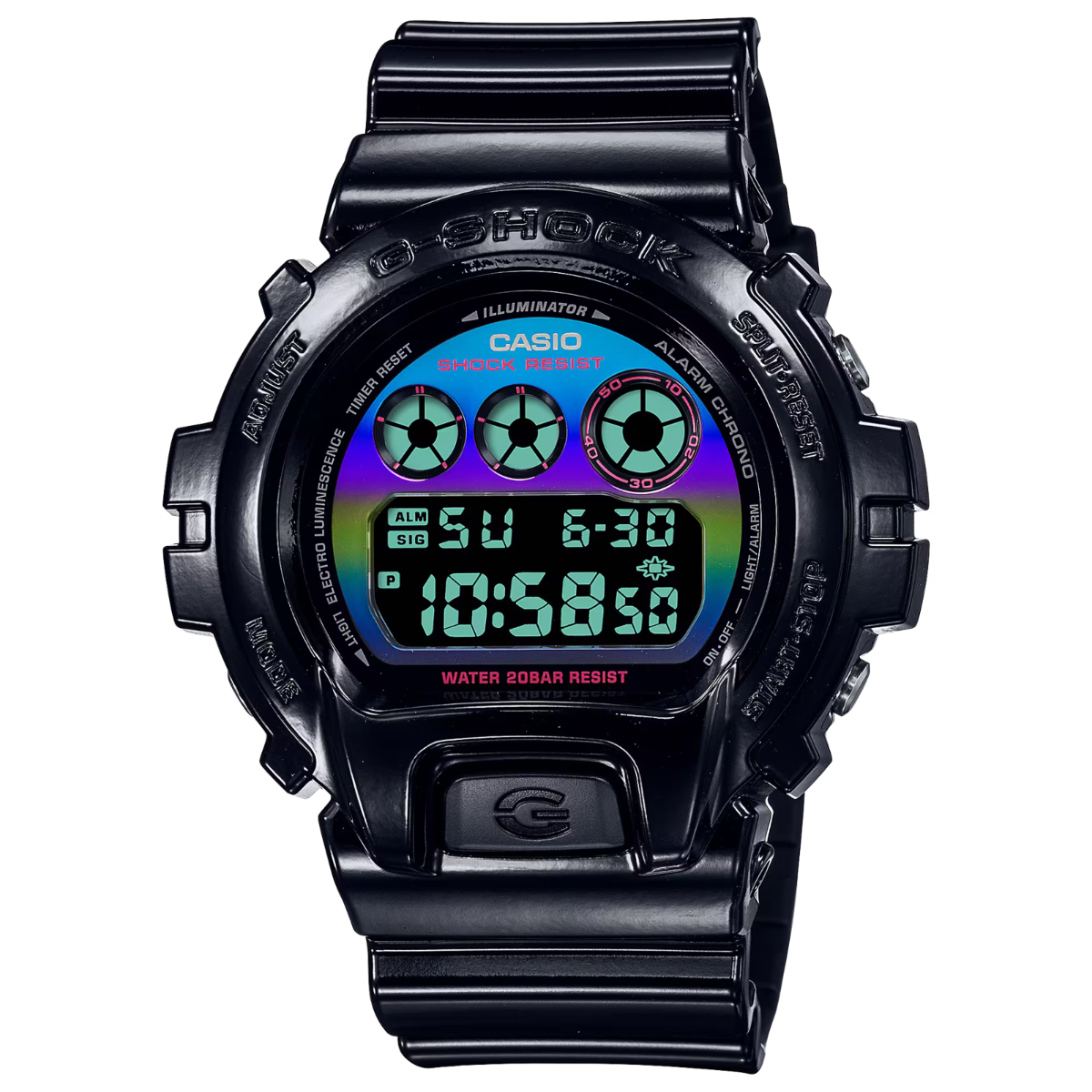 G-SHOCK Rainbow lineup DW-6900RGB-1DR