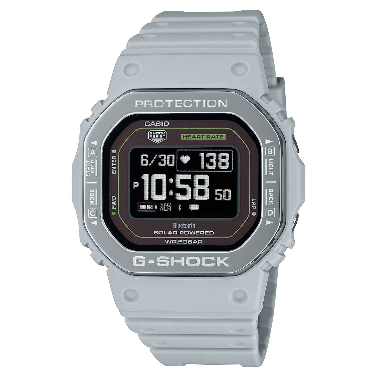 G-SHOCK G-SQUAD Strava compatible Heart rate Dual charge Men's Digital Watch - DW-H5600MB-8A9DR
