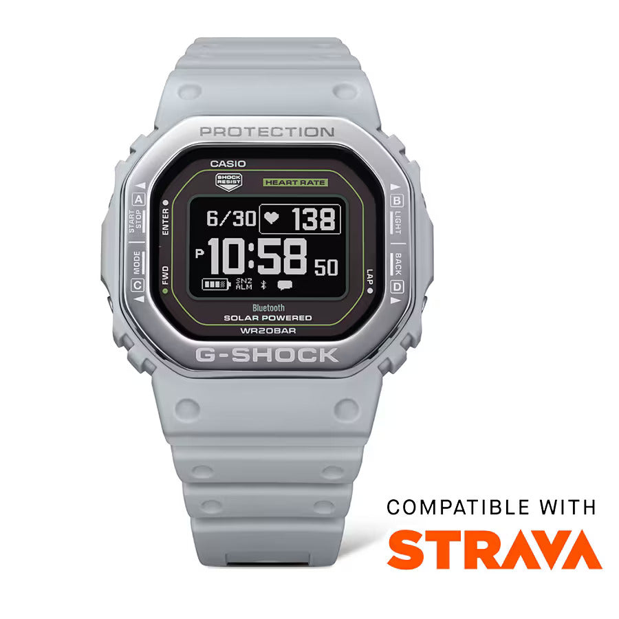 G-SHOCK G-SQUAD Strava compatible Heart rate Dual charge Men's Digital Watch - DW-H5600MB-8A9DR