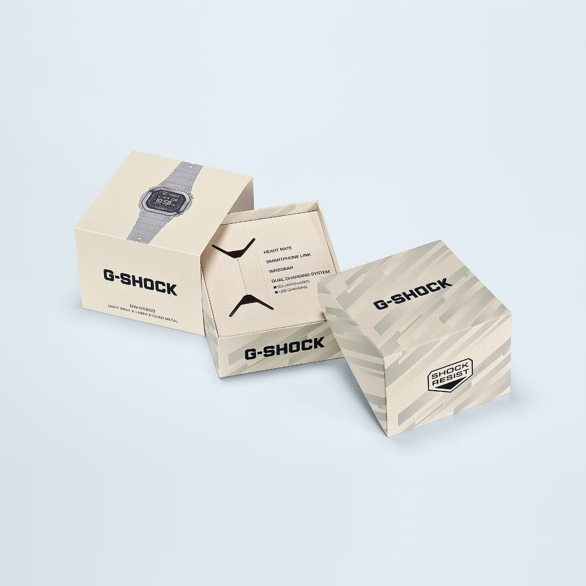 G-SHOCK G-SQUAD Strava compatible Heart rate Dual charge Men's Digital Watch - DW-H5600MB-8A9DR