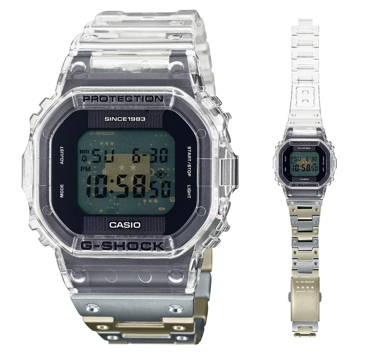DWE-5640RX-7DR - G-SHOCK 40th Anniversary CLEAR REMIX