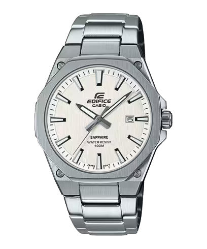 EDIFICE Men's Watch SLIM series Sapphire Crystal Three-hand analog Steel - EFR-S108D-7AVUDF