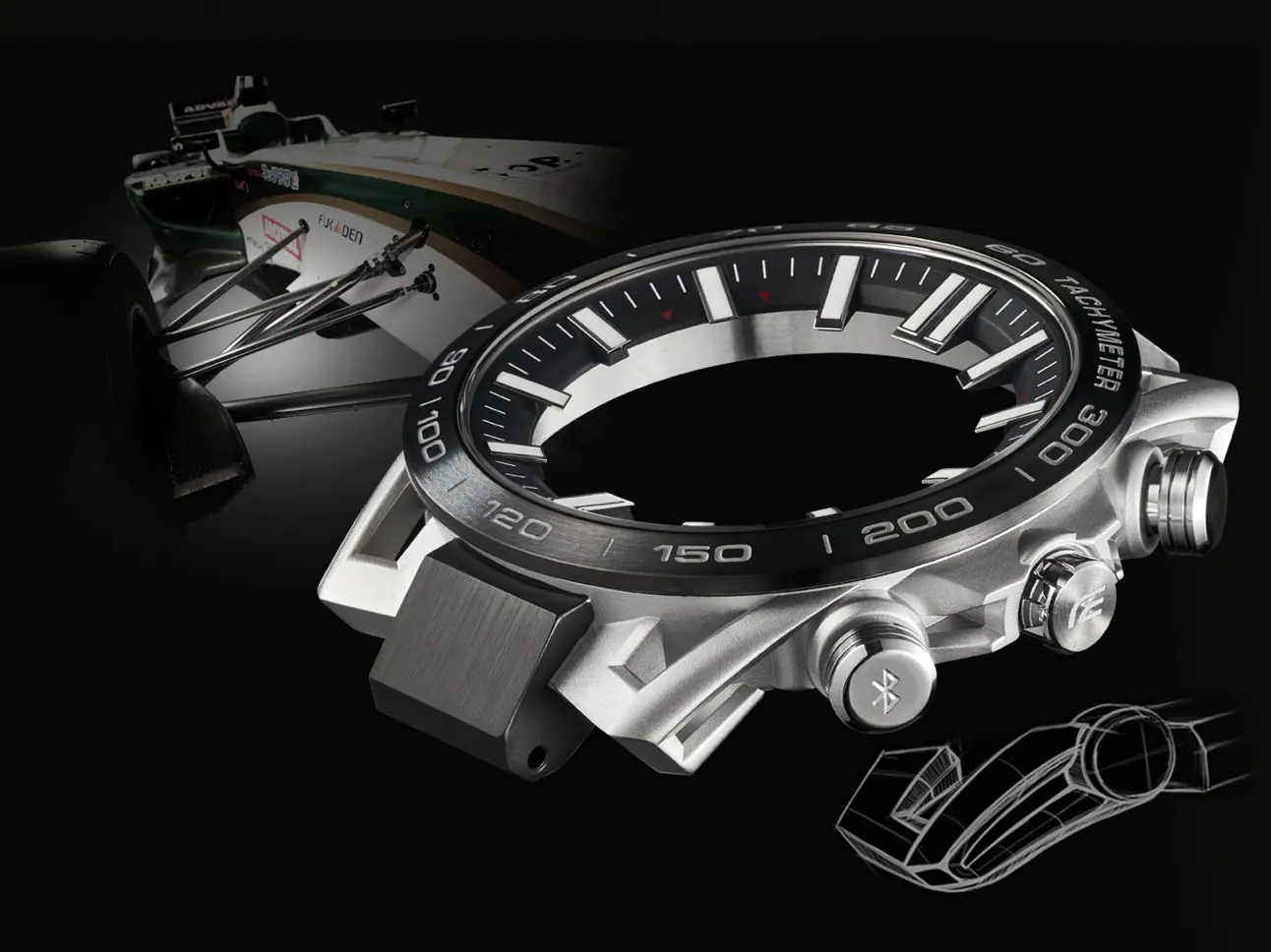 Edifice Special Edition Chronograph a sporty style motor racing EQB-2000DC-1ADR