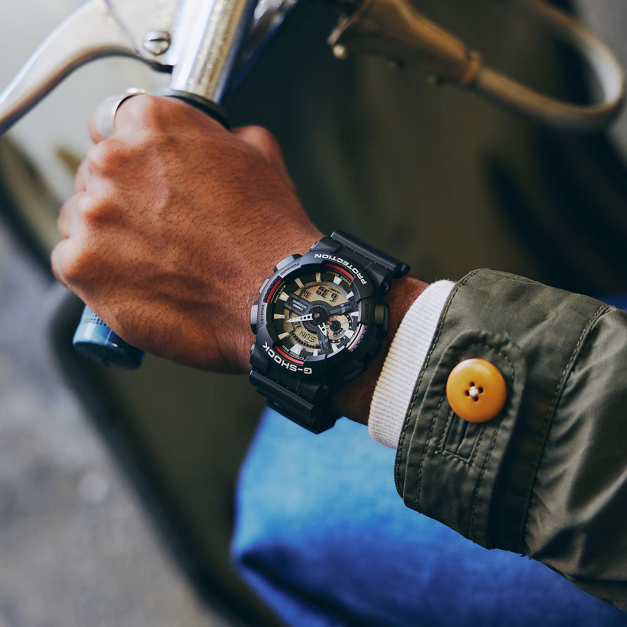 G-SHOCK Iconic Styles Color Line Sporty Men's Watch Analog-Digital - GA-110RL-1ADR