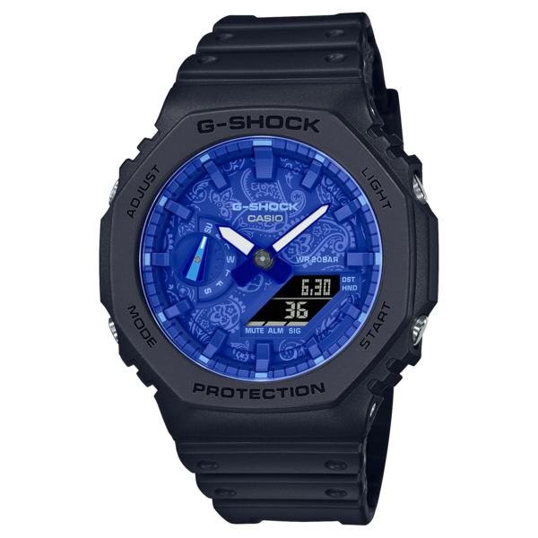 G-SHOCK Men Paisley Patterned Casual Watch GA-2100BP-1ADR
