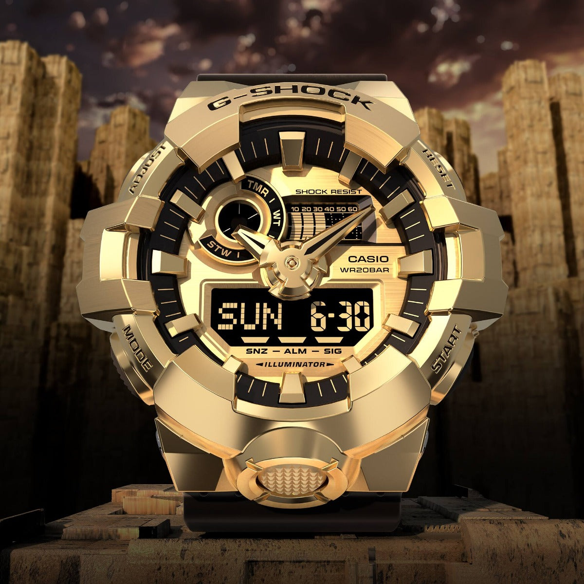 G-SHOCK G-STEEL Gold Men's Watch Analog-Digital - GM-700G-9ADR