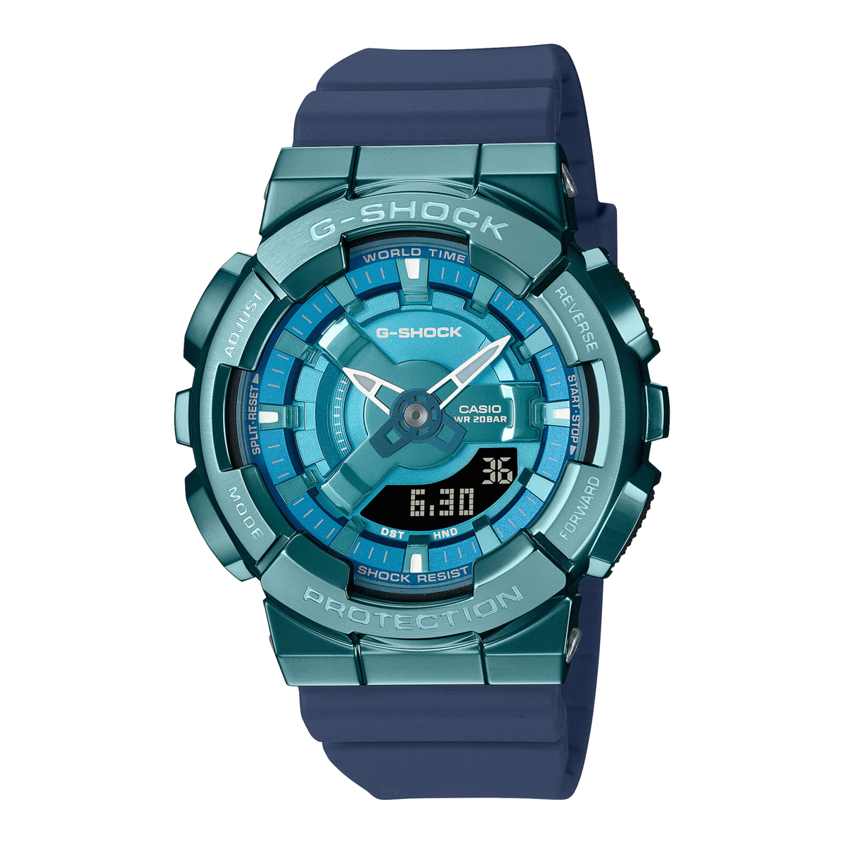 Casio G-Shock for women in a small size. And stylish appearance GM-S110LB-2ADR