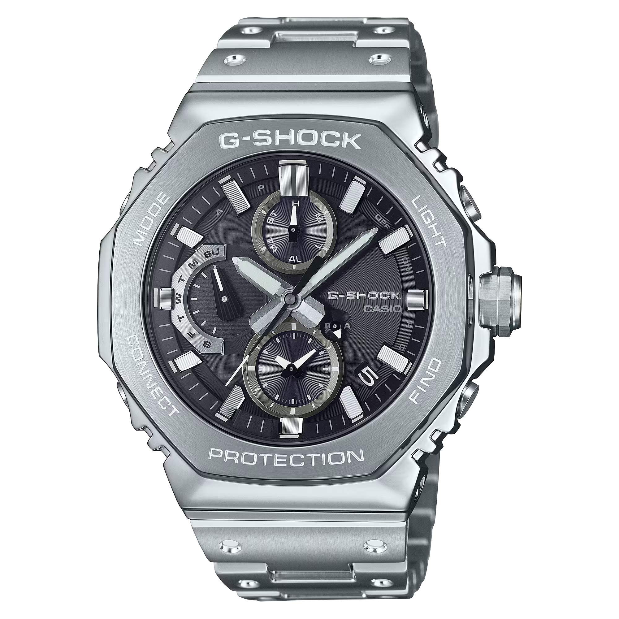 G-SHOCK FULL METAL Smartphone-Link Tough Solar Men's Watch Chronograph Analog - GMC-B2100D-1ADR