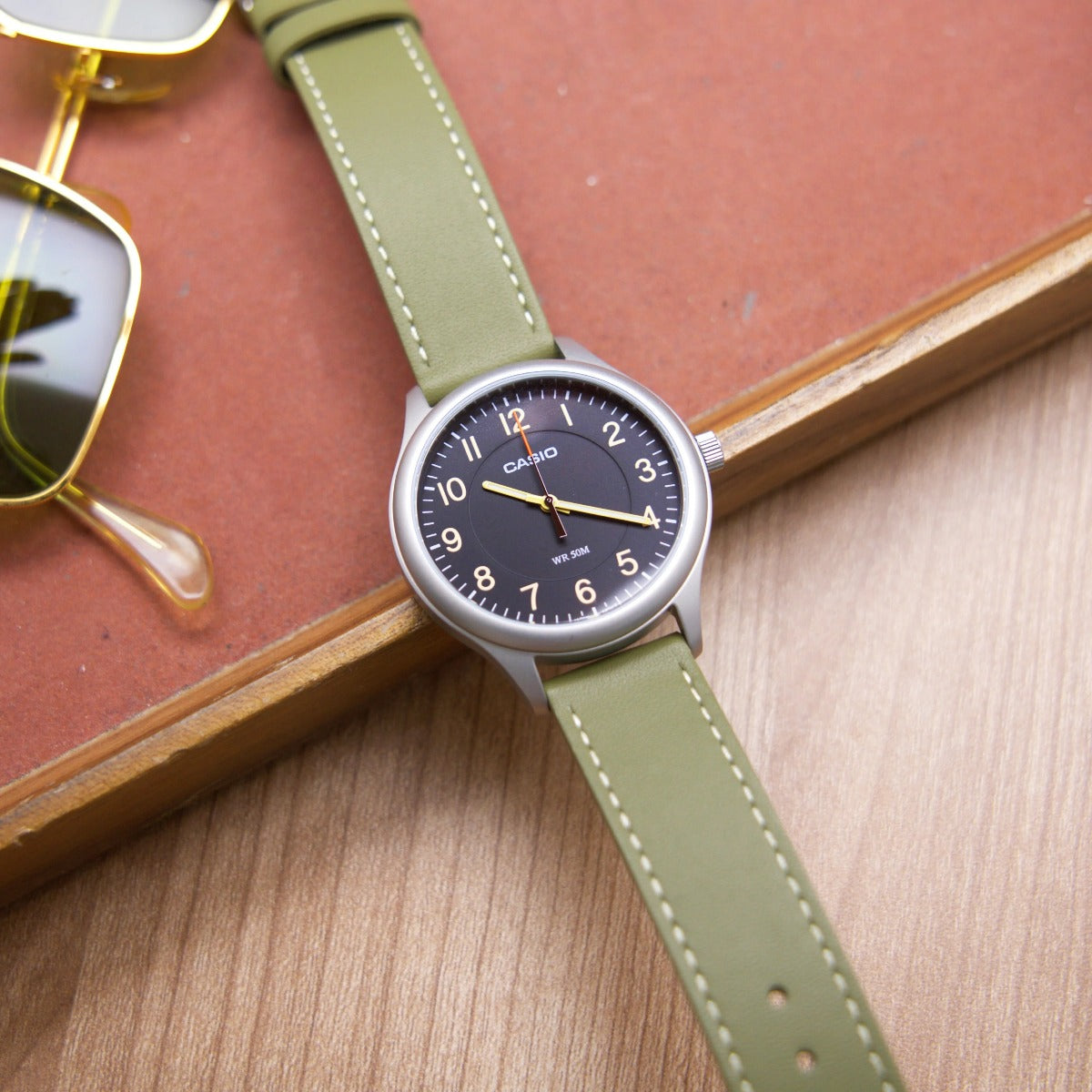 CASIO Youth Analog Men Watch MTP-B160L-1B2VDF