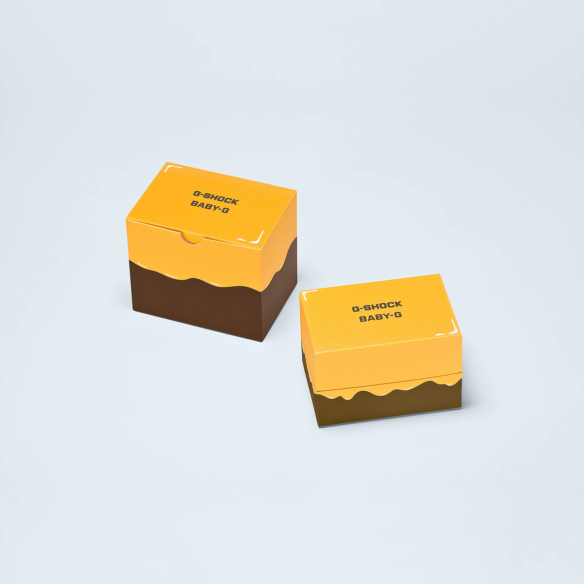 G-Shock and Baby G Pair Watch Limited Edition - Honey-themed Summer Lover’s Collection Set - SLV-22B-9DR