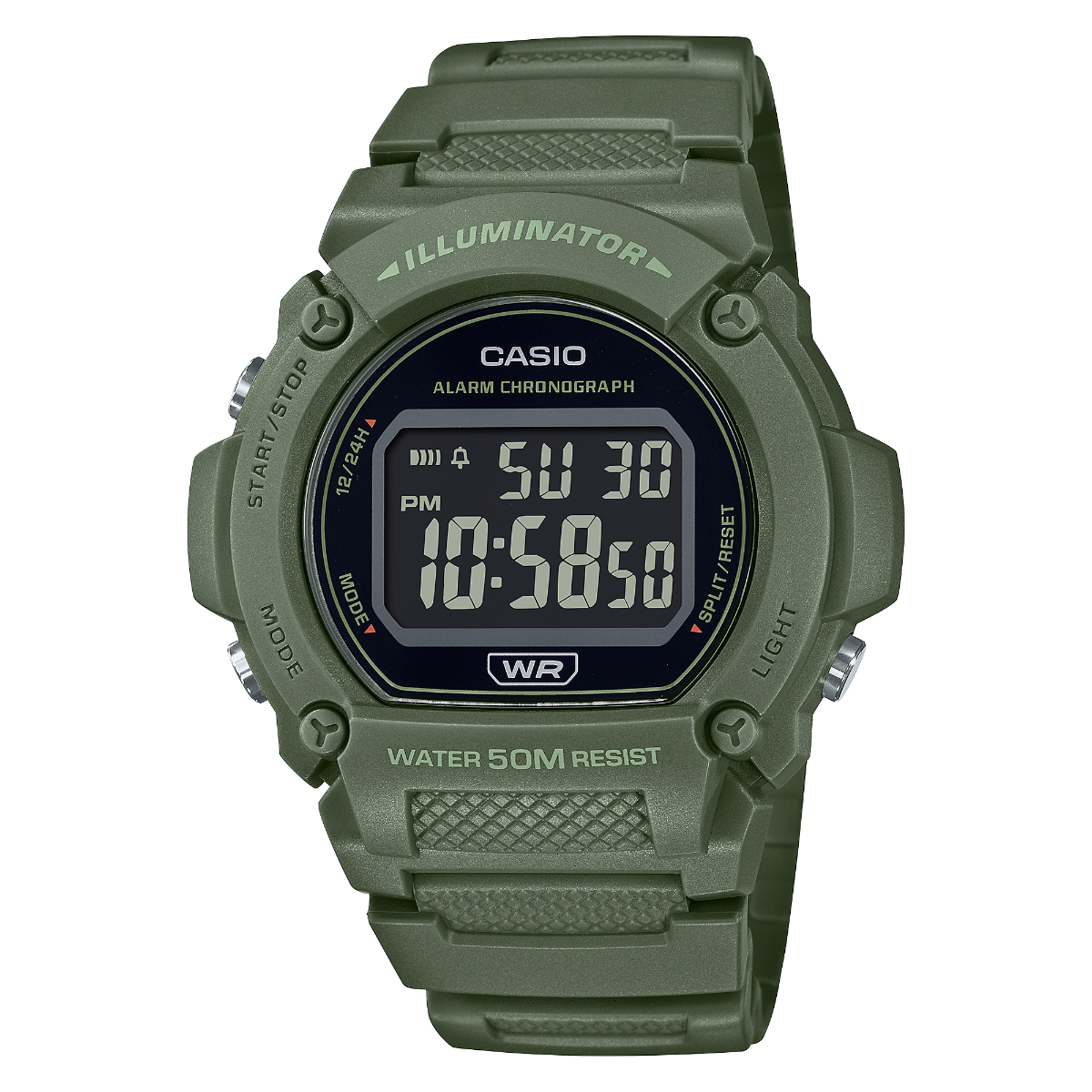 CASIO Digital Men's Watch W-219HC-3BVDF