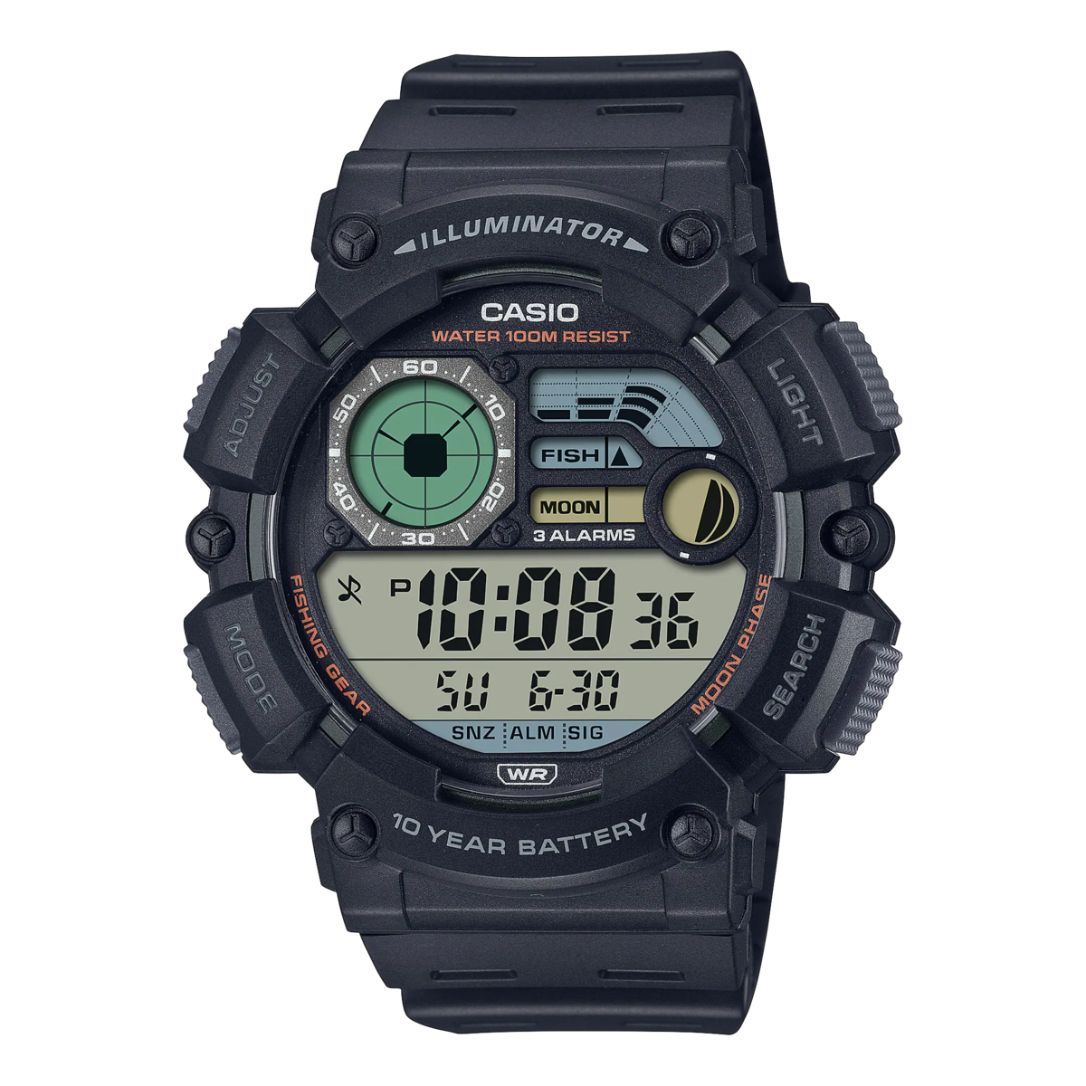 Casio Digital Men's Watch WS-1500H-1AVDF