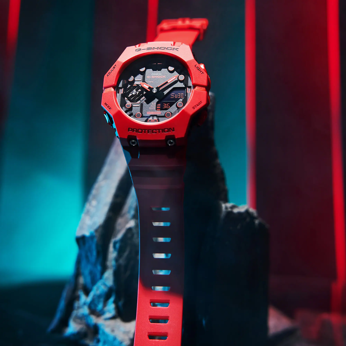 G-Shock watch New design and smartphone connection function GA-B001-4ADR
