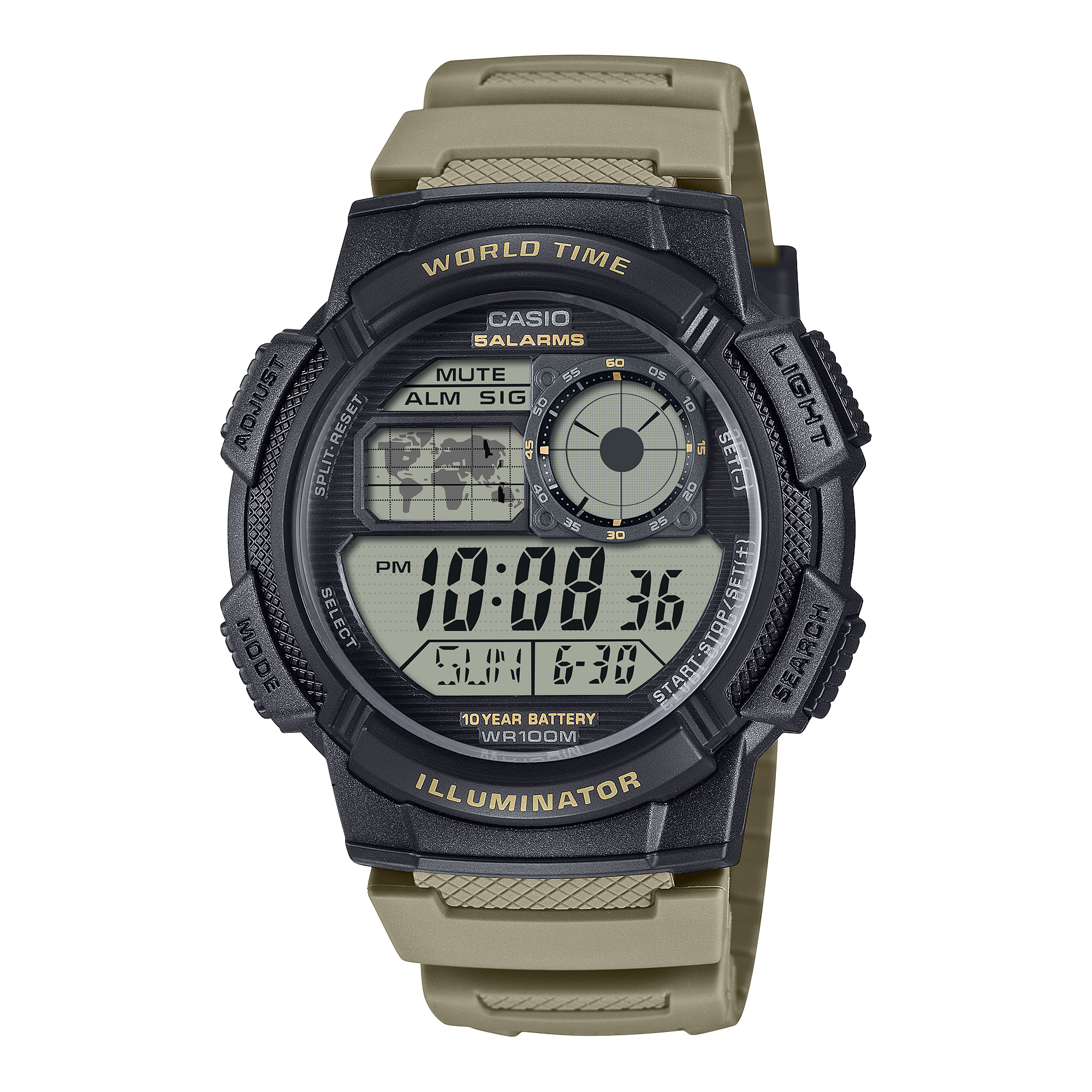 CASIO Digital  Watch AE-1000W-5AVDF