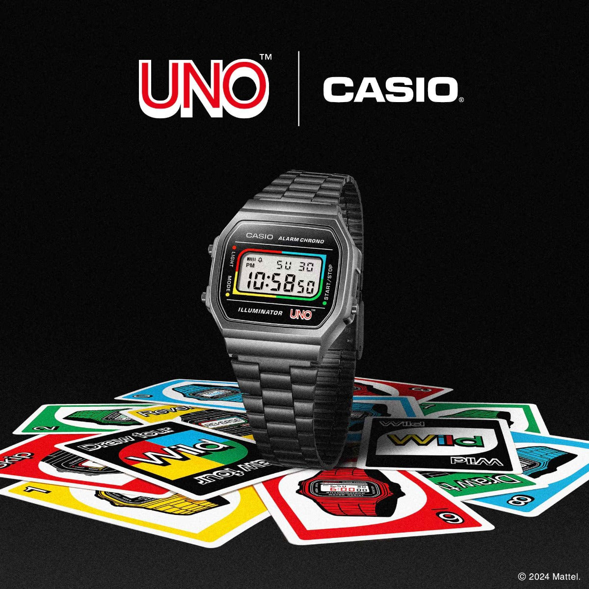 CASIO UNO™ collaboration Limitied edition model Vintage  - A168WEUC-1ADR