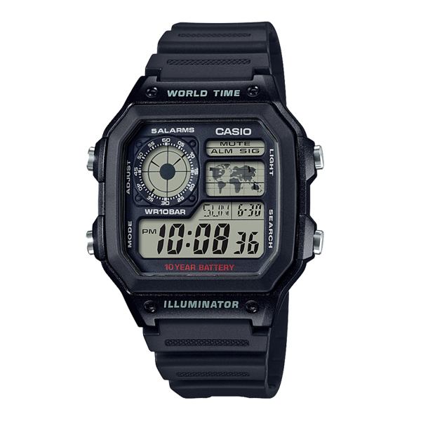 CASIO Digital Men Watch AE-1200WH-1AVDF