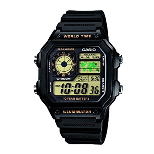CASIO Digital Men Watch AE-1200WH-1BVDF