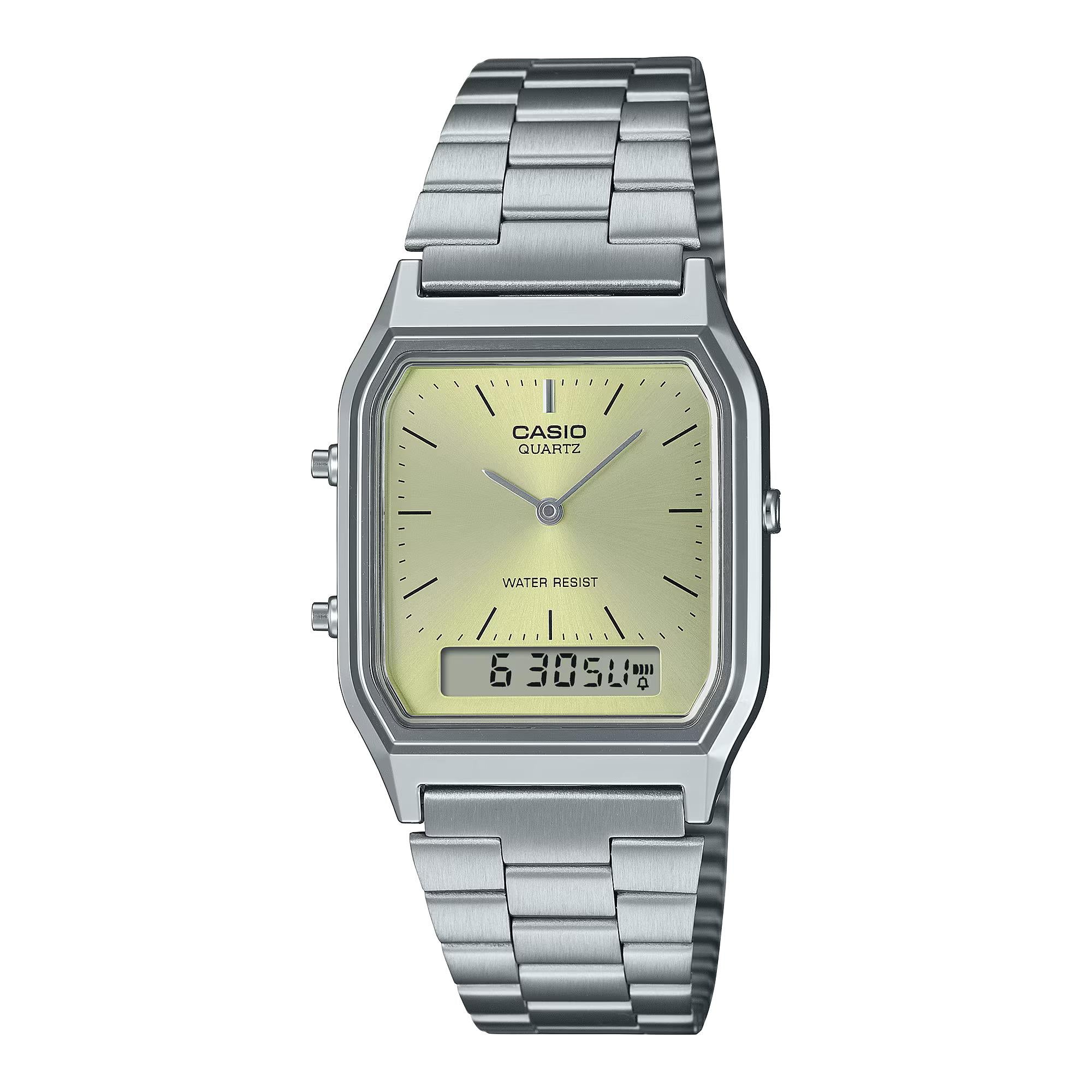 CASIO Watch Vintage Unisex Analog-Digital - AQ-230A-9AMQYDF