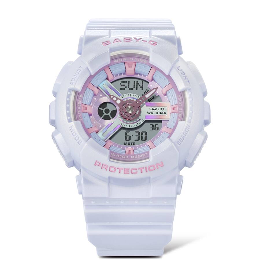 BABY-G Women's Analog-Digital Watch - BA-110FH-2ADR