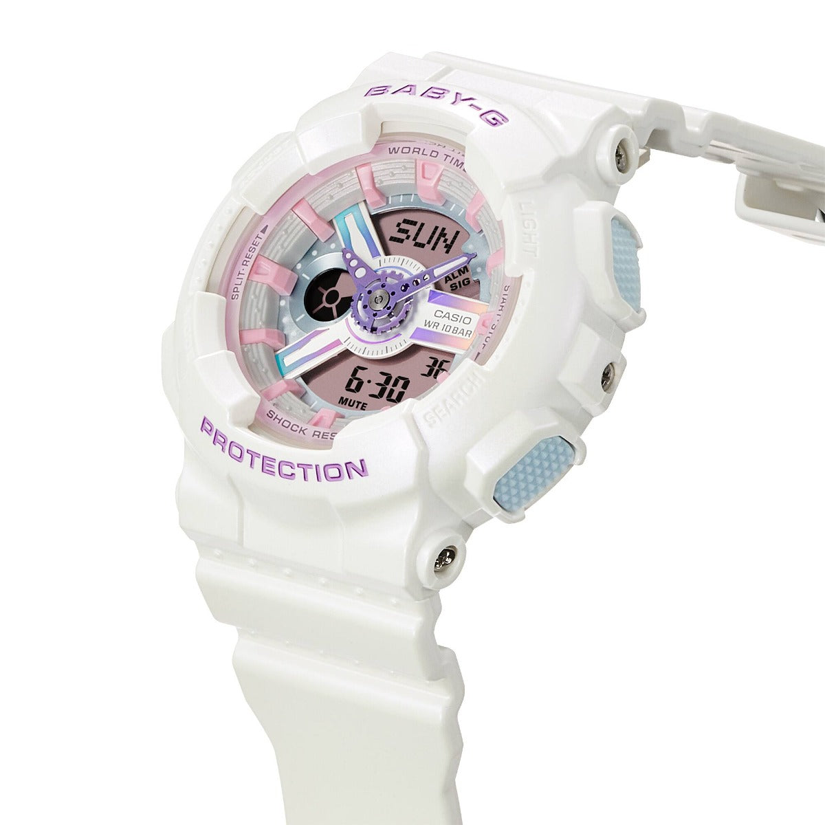 BABY-G Women's Analog-Digital Watch - BA-110FH-7ADR