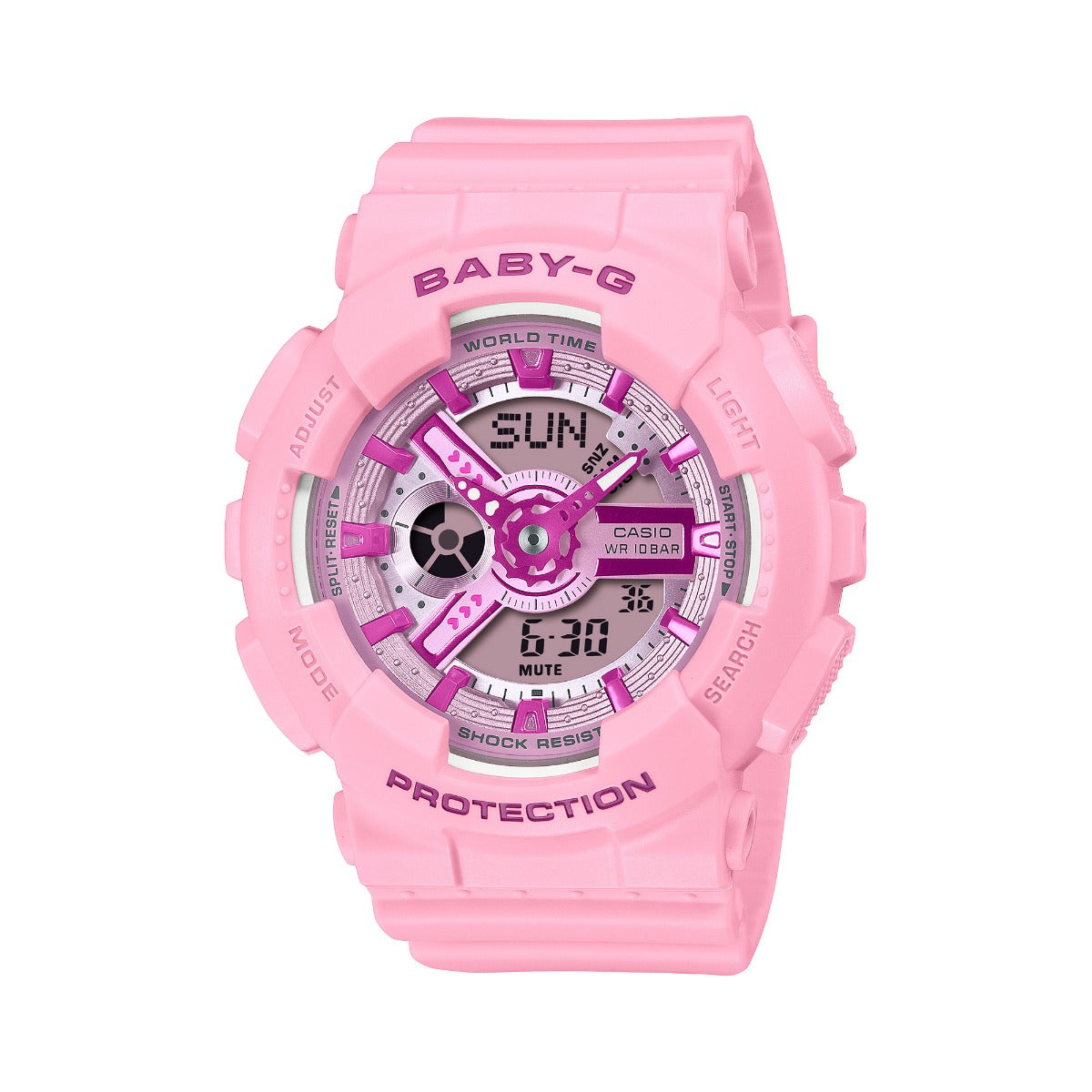 BABY-G Women's Analog-Digital Watch - BA-110YK-4ADR