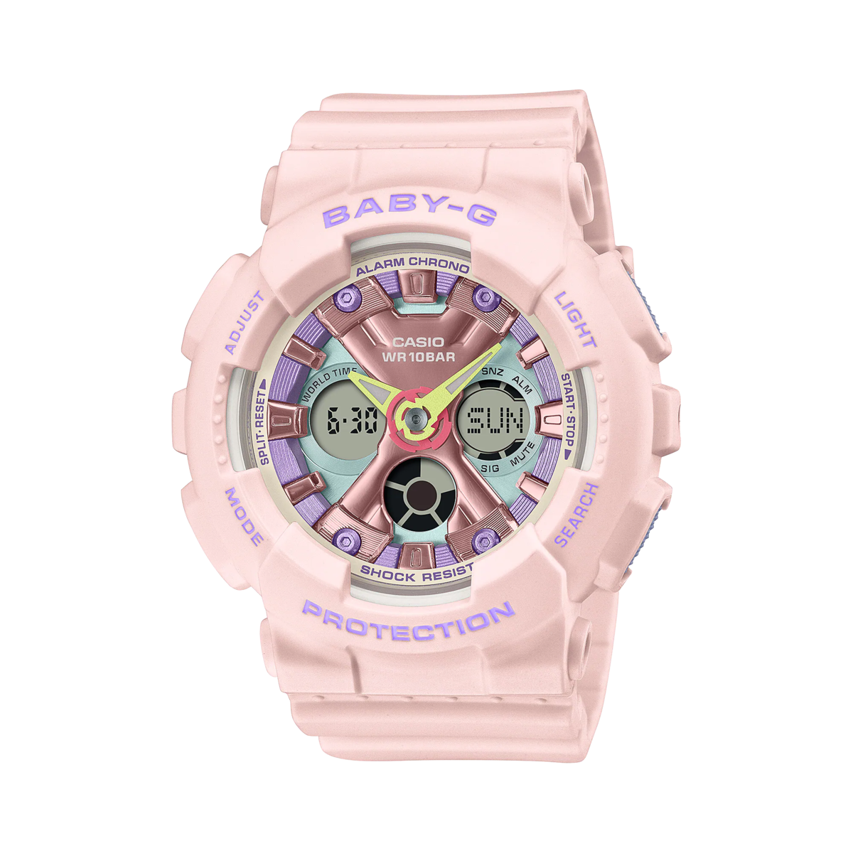 Baby-G Women's Analog-Digital Watch BA-130PM-4ADR