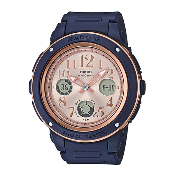 BABY-G Women's Analog-Digital Watch BGA-150PG-2B1DR