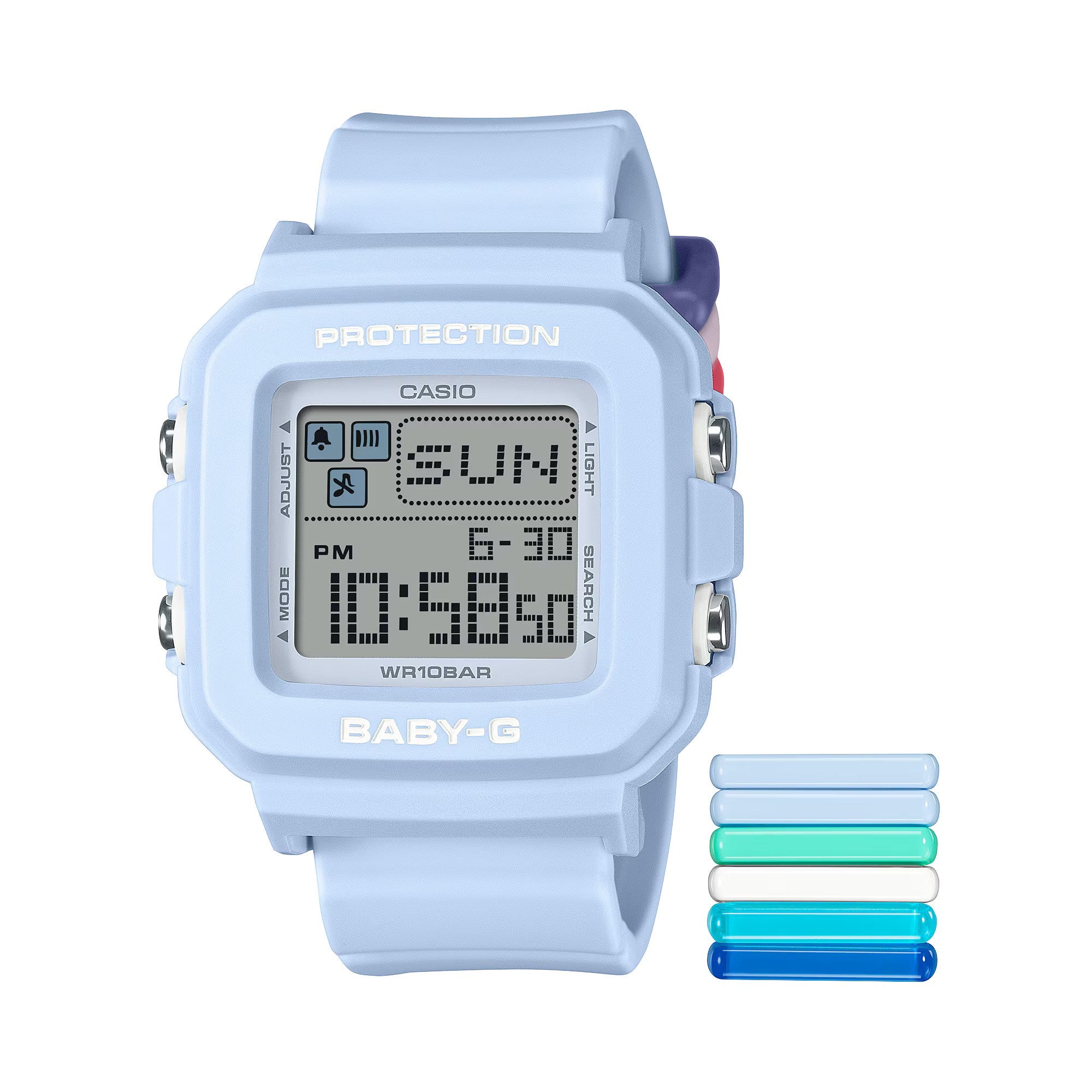 BABY-G PLUS Pixel art Square Women's Watch Digital - BGD-10L-2DR