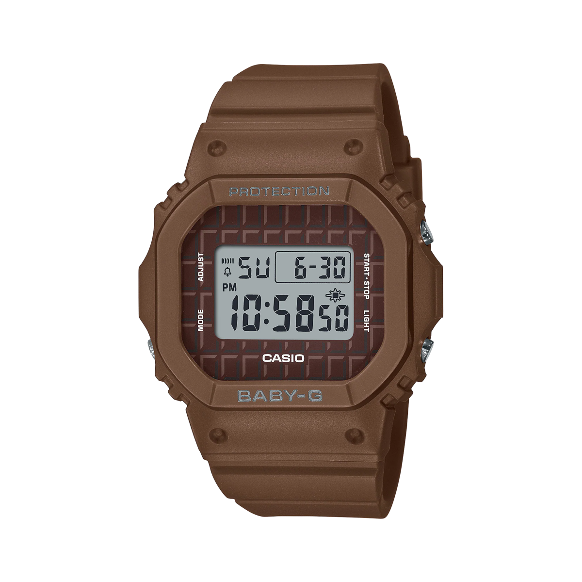 Baby-G Women's Digital Inspired by Chocolate Bars BGD-565USW-5DR