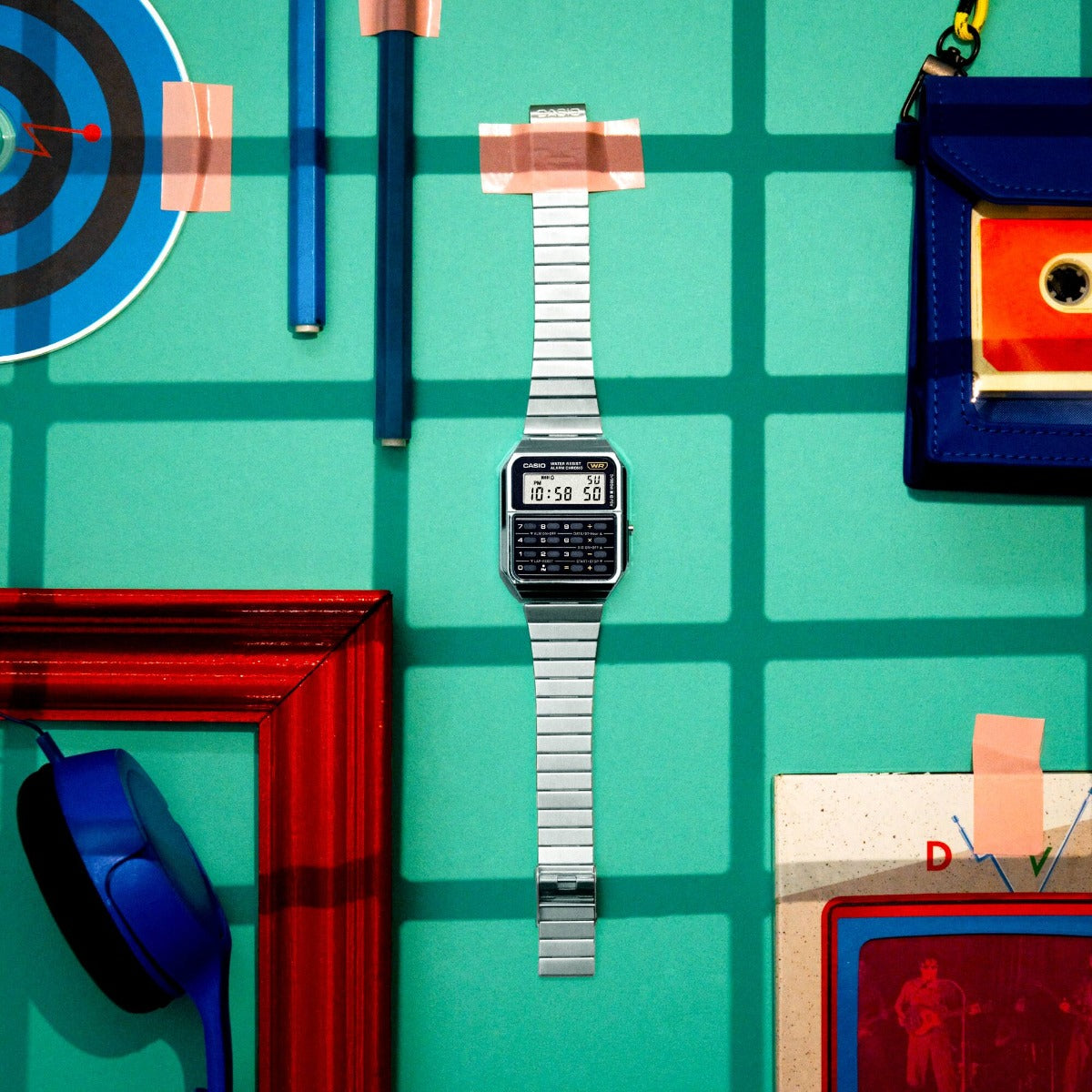 Vintage Casio Calculator Watch CA-500WE-1ADF