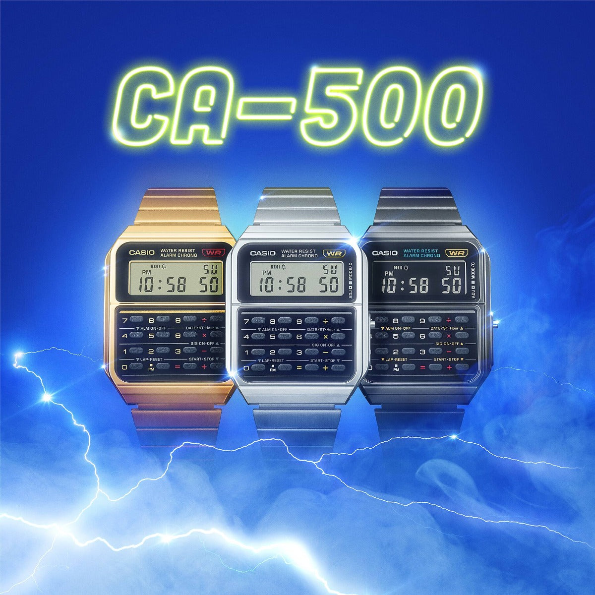 Vintage Casio Calculator Watch CA-500WE-1ADF