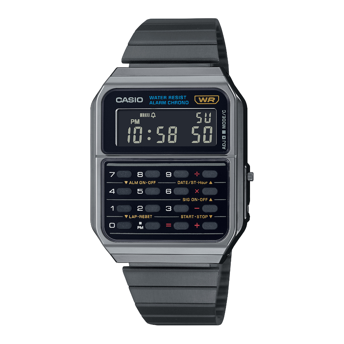 Vintage Casio Calculator Watch CA-500WEGG-1BDF