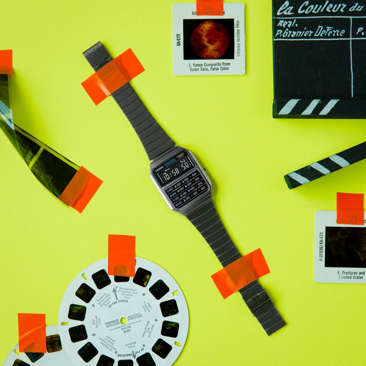 Vintage Casio Calculator Watch CA-500WEGG-1BDF