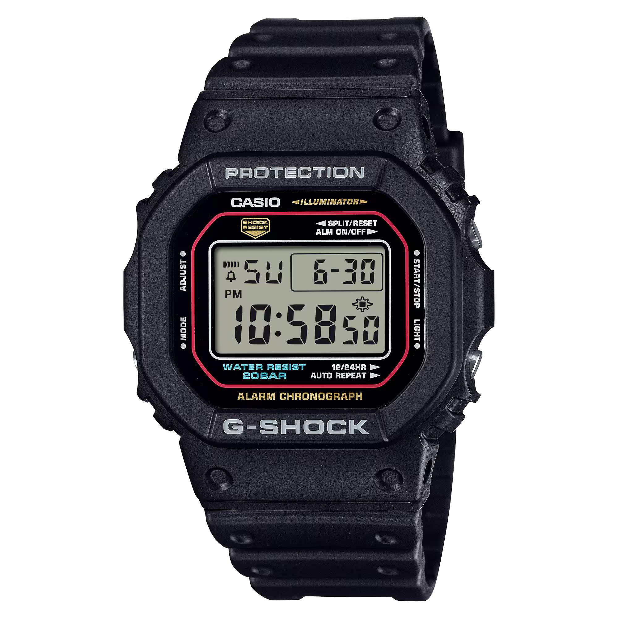 G-SHOCK Iconic Styles Color Line Men's Watch Digital - DW-5600RL-1DR