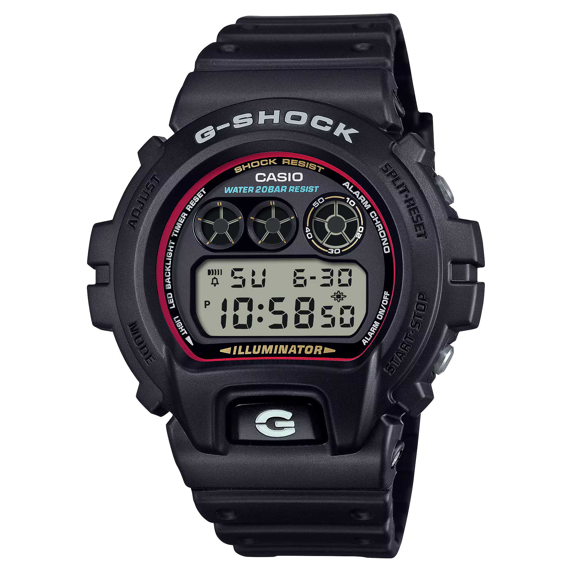 G-SHOCK Iconic Styles Color Line Men's Watch Digital - DW-6900RL-1DR