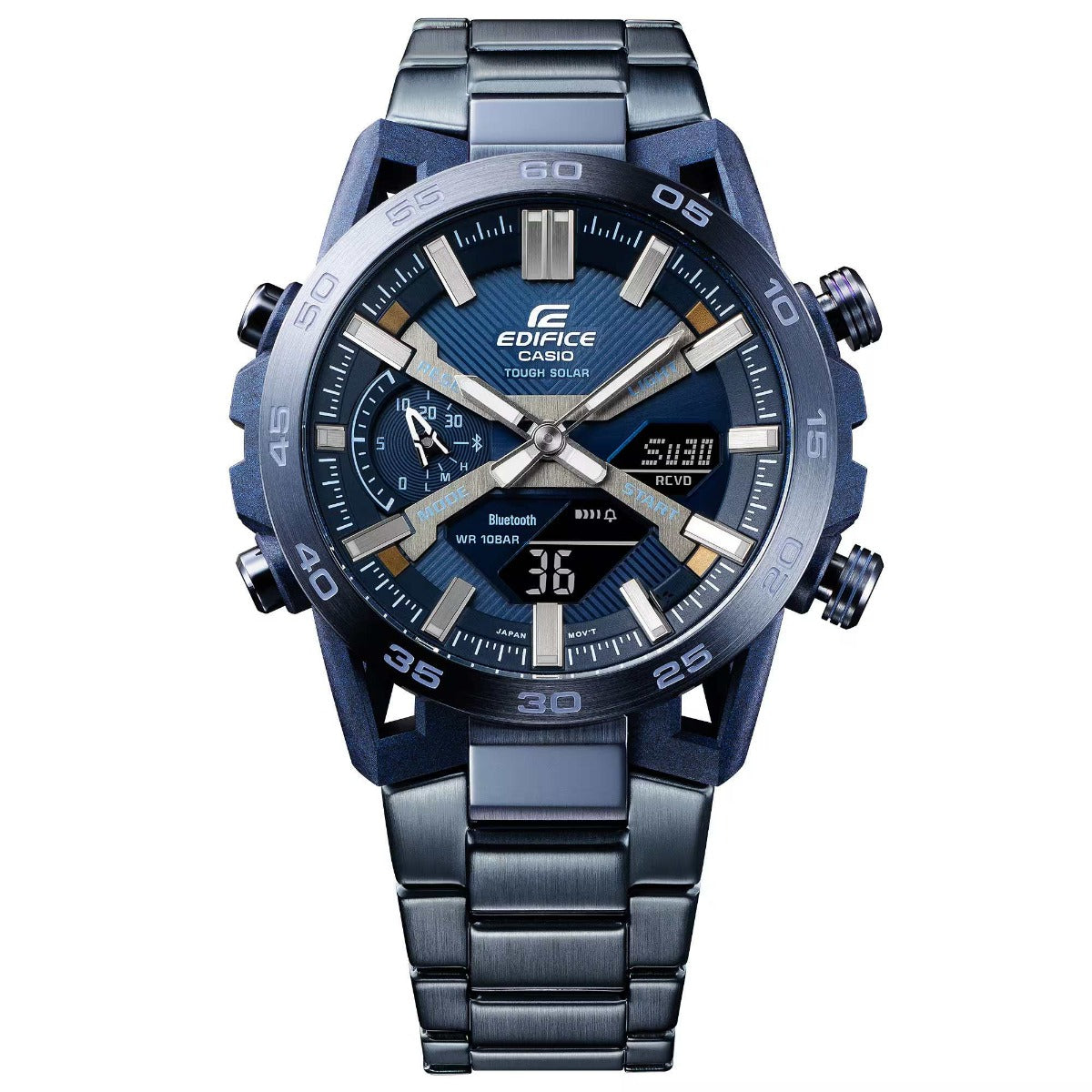 EDIFICE SOSPENSIONE COOL BLUE EDITION MEN'S WATCH SMARTPHONE LINK Analog-Digital - ECB-2000CB-2ADF