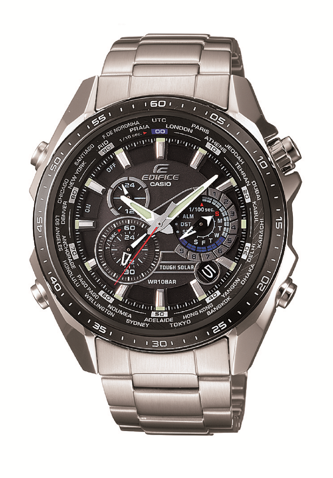 EDIFICE SOLAR-POWERED CHRONOGRAPH Men Watch EQS-500DB-1A1DR
